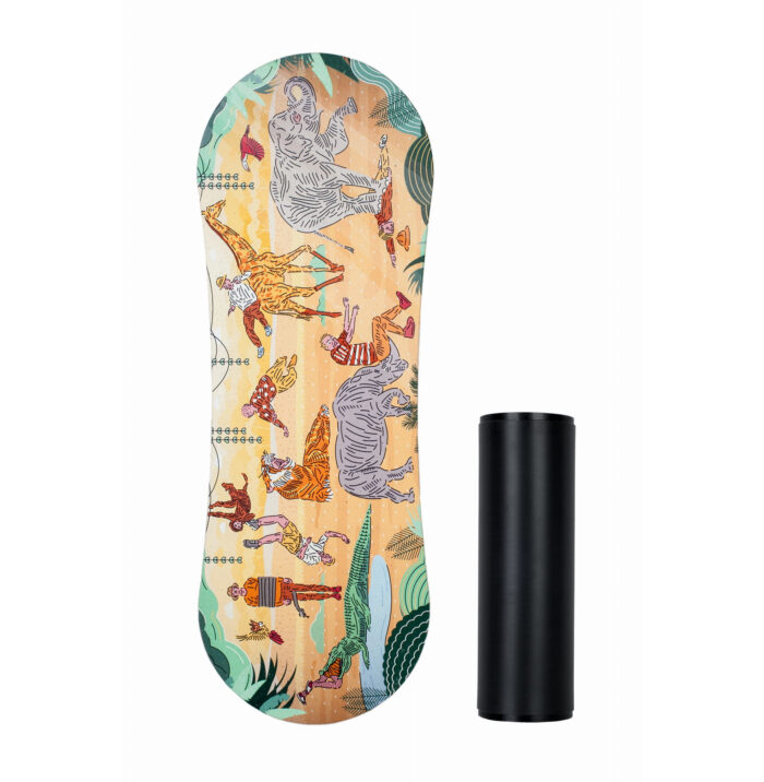 Trickboard L Safari z czarnym wałkiem