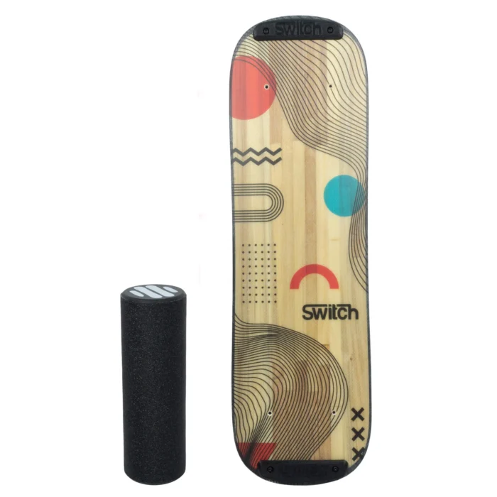 Switch Boards Balance Board Rocker 88 z wałkiem i stoperami - obrazek 2